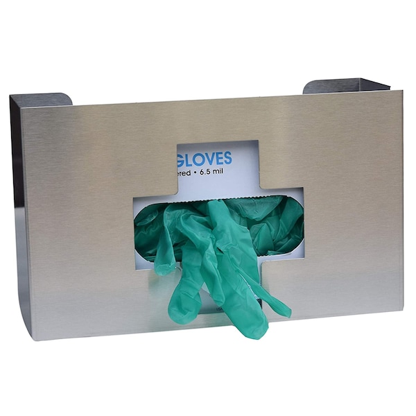 Stainless Steel "Medical Cross" Glove Box Dispenser (Single)